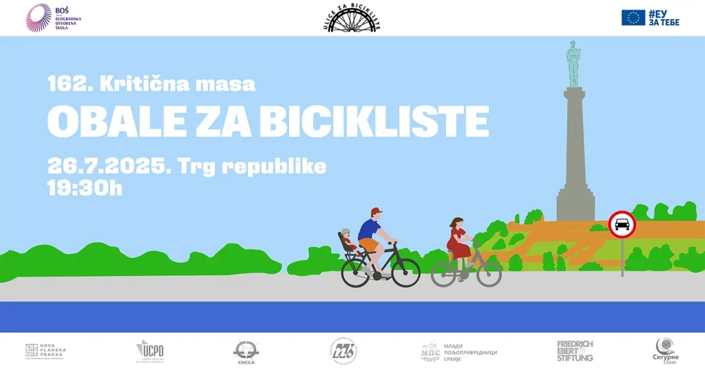 162. Kritična masa - Obale i za bicikliste!